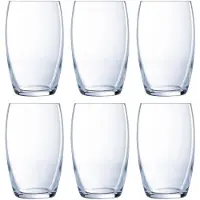 Luminarc 12x Drinkglazen voor water/sap/limonade Versailles 375 ml - Drinkglazen