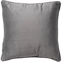 Dutch decor - FINN - Sierkussen 60x60 cm - velvet - effen kleur - Micro Chip - lichtgrijs