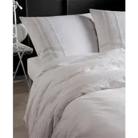 Papillon Dekbedovertrek Madrid Wit Percal-200 x 200 / 220 cm | 2-Persoons