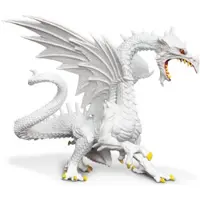 Safari Speelfiguur Snow Dragon Junior 11,5 X 12 Cm Wit