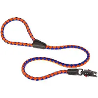 Blokker Ferplast Hondenlijn Twist Matic-g 110 Cm Nylon Blauw/oranje
