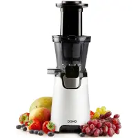 Domo DO9248J Slow Juicer - Sapcentrifuge - 150W - Health Booster - Wit/Zwart