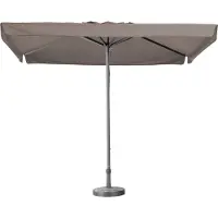 Madison - Parasol Profi-line - Vierkant - Volant Taupe