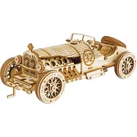 Robotime Modelbouwpakket V8 Gp Car 19 X 8 Cm Hout 220-delig