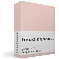 Beddinghouse - Jersey-stretch - Topper Hoeslaken - 160x220 cm - Licht roze