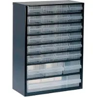 Raaco Metalen Ladekast - 28 lades - 150 x 306 x 417 mm - Donkerblauw
