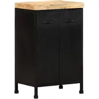 vidaXL Dressoir 47x35x76 cm ruw mangohout