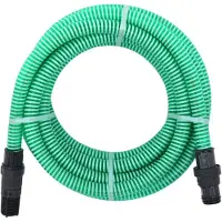 vidaXL Zuigslang met PVC koppelingen 1,1'' 10 m PVC groen