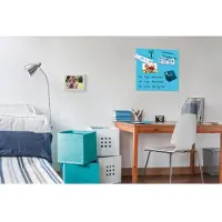 Sigel glasmagneetbord - Be!Board - 45x45cm - blauw - SI-B1103