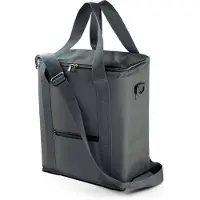 Kimood Hoge flessen koelbox/koeltas grijs 18 liter - Koeltas