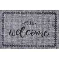 MD-ENTREE MD Entree - Schoonloopmat - Impression Hello Welcome - 40 x 60 cm