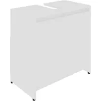 vidaXL Badkamerkast 60x33x60 cm bewerkt hout wit