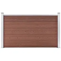 vidaXL Schutting 180x105 cm HKC bruin