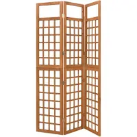 vidaXL Kamerscherm/trellis met 3 panelen 121x180,5 cm vurenhout
