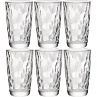 Bormioli Rocco Set van 6x stuks waterglazen/longdrinkglazen transparant 470 ml - Longdrinkglazen