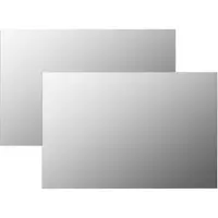 vidaXL Wandspiegels 2 st rechthoekig 60x40 cm glas