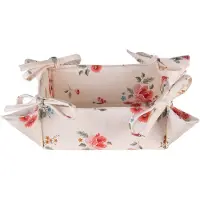 Clayre & Eef Cremekleurige Broodmandje 35*35*8 cm LRC47