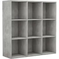 vidaXL Boekenkast 98x29x97,5 cm bewerkt hout betongrijs