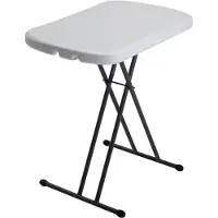 No name Lifetime partytafel Brisco HDPE wit 66x46cm