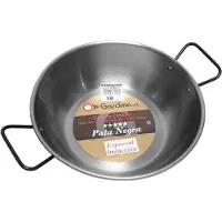 Garcima Lyonnaise Pan Hoog Met Twee Grepen, Plaatstaal, 40 Cm - Garcima