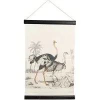 Clayre & Eef Wandkaart dieren 40*2*60 cm 6WK0031