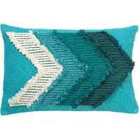 Dutch decor - ARROW - Sierkussen van katoen Aquarelle 40x60 cm - blauw