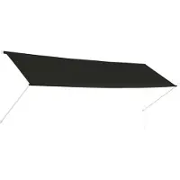vidaXL Luifel uittrekbaar 400x150 cm antraciet