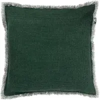 Dutch decor - BURTO - Sierkussen 60x60 cm - gewassen katoen - Mountain View - donkergroen