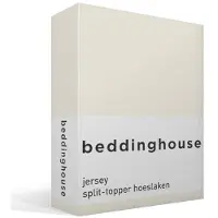 Beddinghouse - Jersey - Split-topper - Hoeslaken - 160x220 cm - Naturel
