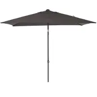 4 Seasons Outdoor Parasol Oasis 200 x 250 cm antraciet