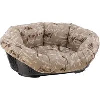 Ferplast Hondenmand - Sofa 6 - Inclusief Kussen - Bruin - 73x55xH27 cm