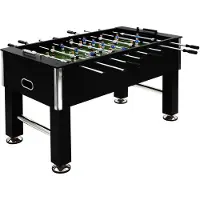vidaXL Voetbaltafel 60 kg 140x74,5x87,5 cm staal zwart