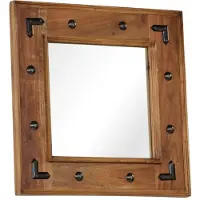 vidaXL Spiegel 50x50 cm massief acaciahout