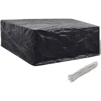 vidaXL Tuinmeubelhoes met 10 oogjes 260x260x90 cm
