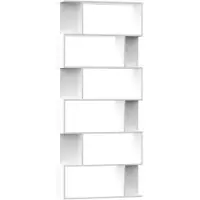vidaXL Boekenkast / kamerscherm 80x24x192 cm bewerkt hout wit