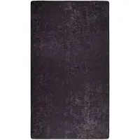 vidaXL Vloerkleed wasbaar 190x300 cm antracietkleurig