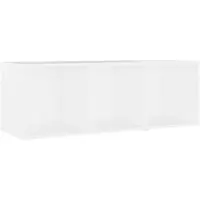 vidaXL TV-kast, wit, 107x35x37 cm, van houtvezel