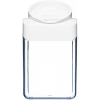 Mbs ClickClack vershoudbox Pantry Round 4,2 liter polycarbonaat wit