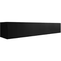 Meubella TV-Meubel - Zwevend - Mat zwart - 160x30x40 cm