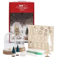 Creativ Company Diy Stolpenset Kerstdecoratie 2 Stuks 10/12,5cm