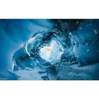 Overig Fotobehang The Eye Of The Glacier - Blauw - 2,80m X 450cm