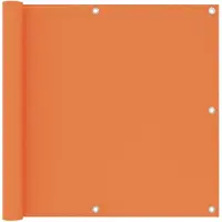 vidaXL Balkonscherm 90x400 cm oxford stof oranje