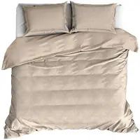 De Witte Lietaer Dekbedovertrek Motion Sandshell Satijn-200 x 200 / 220 cm | 2-Persoons