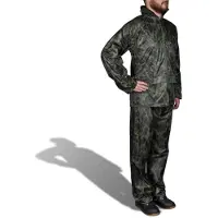 vidaXL Regenpak 2-delig met capuchon (heren / camouflage / maat L)
