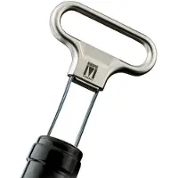 Westmark Laschen-kurkentrekker en flesopener, gegoten zink/staal, Ah-So, zilver/satijnglans, 62853380