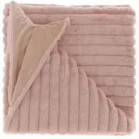 Unique living | plaid peppe 150x200cm old pink