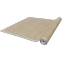vidaXL Tapijt rechthoekig 80x300 cm bamboe naturel