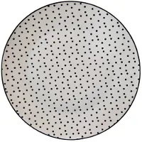 Clayre & Eef Witte Groot bord Ø 26*2 cm SDFP