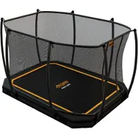 Avyna Pro-Line trampoline veiligheidsnet - 275 x 190 cm - Zwart