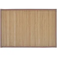 vidaXL 6 st Placemats 30x45 cm bamboe bruin